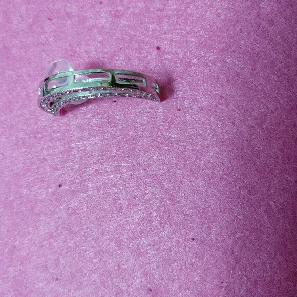 925 Sterling Silver crescent moon pendant - Picture 2 of 4